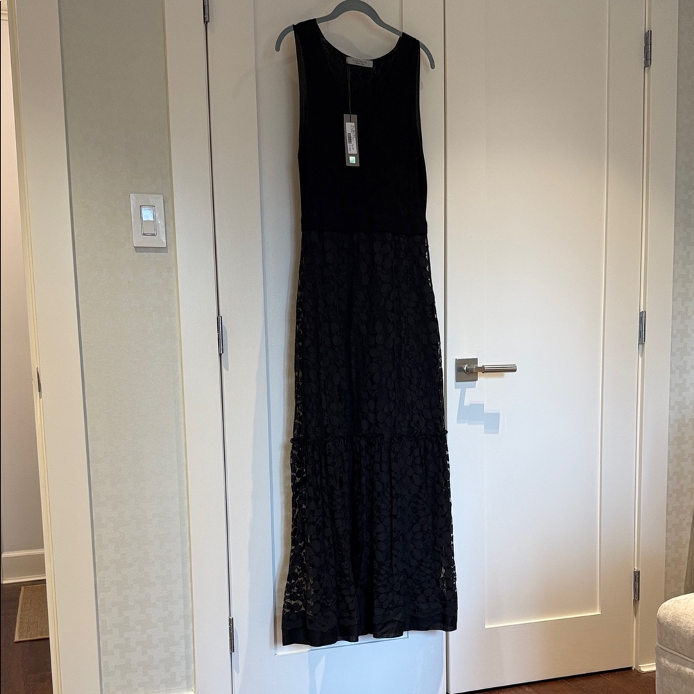 NWT D Exterior Black knit Maxi Dress